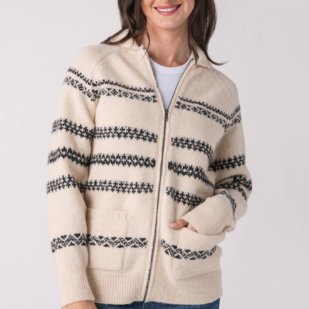 Social Threads RD Style Azima Long Raglan Sleeve Shawl Neck Cardigan Size LargeL